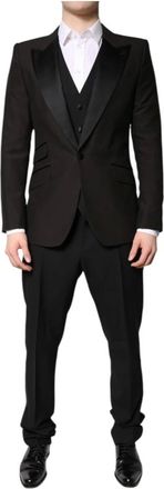 Dolce & Gabbana Heren, Pakken, Grijs, Maat: XL Zijde