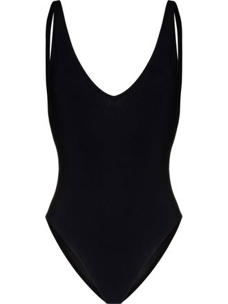 Toteme Costume da bagno con scollo profondo a V - Nero