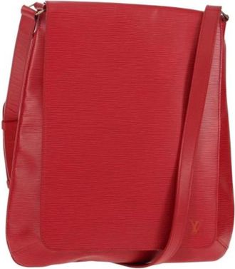 Louis Vuitton Pre-owned Vintage Cross Body Bag - Dames - Vintage Schoudertas - Rood - ONE Size - Leer - Vintage