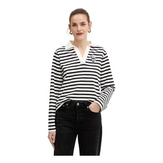 Karl Lagerfeld Donna, Top, Beige, M, new