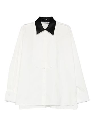 Lanvin Blouse met contrasterende kraag - Wit