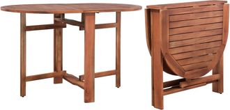 vidaXL Tavolo Da Giardino 120x70x74 Cm In Massello Di Acacia - Vidaxl