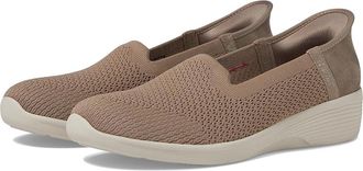 Skechers Arya- Sweet Voice Hands Free Slip-Ins Womens Flat Shoes Taupe : 8.5 B - Medium