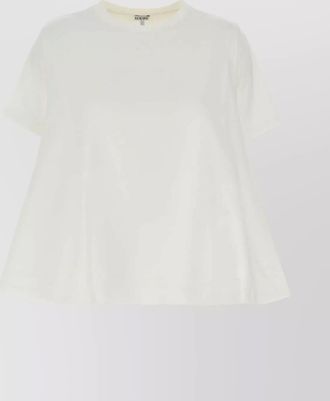 Loewe cotton blend t-shirt with round neck and short sleeves