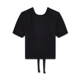 Ganni Dames, Tops, Zwart, Maat: M Jersey