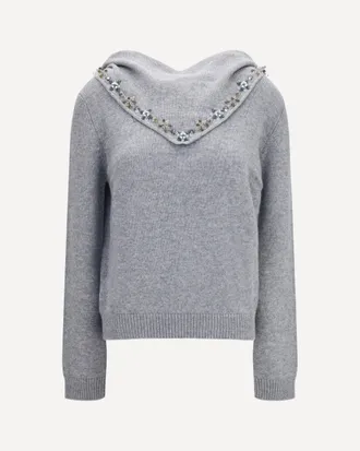 Prada Sweater with integrated scarf Female 42