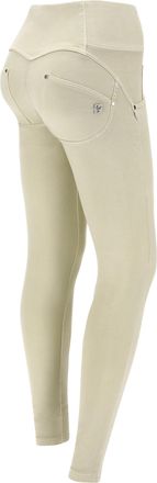 Freddy Pantaloni push up WR.UP vita media tessuto navetta tinto in capo