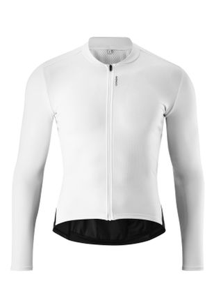 Gonso Radtrikot GONSO SITIVO Jersey Longsleeve M, Herren, Gr. XXL, weiss (wei&szlig;), 80% Polyester, 15% Elasthan, 5% Polyamid, Rundhals, Trikots Radtrikot, Herr