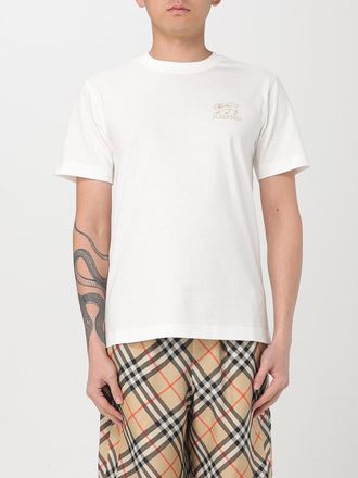 Burberry Katoenen T-shirt met Borstlogo