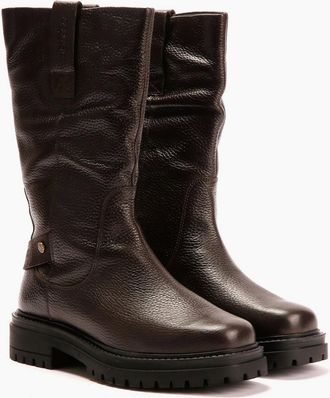Osprey Womens Osprey London The Gabarron Leather Womens Chocolate Boots - Brown - Size: 5