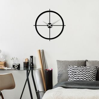 Dmora Cuadro Moretoha, Estructura De Metal, 49x49h Cm Negro