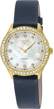 Gevril Group Morcote Diamond Mother of Pearl Dial Ladies Watch 19221