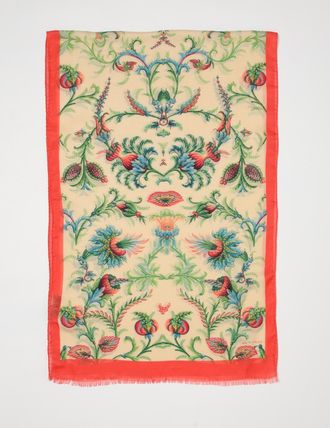 Etro Foulard in seta con stampa floreale