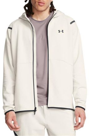 Under Armour Unstoppable Fleece Zip Hoodie in 110 Summit White at Nordstrom, Size Xx-Large