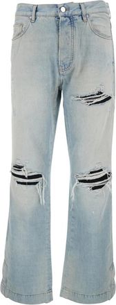 Amiri Jeans, Heren, Blauw, W34, Katoen, Flare Jeans