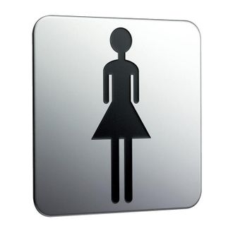 Emco Emco - Placa De Puerta Para Pegar, Ladies Cromo