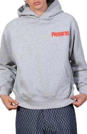 Pleasures Piano Bar Pullover Hoodie in Heather Grey at Nordstrom, Size Xx-Large