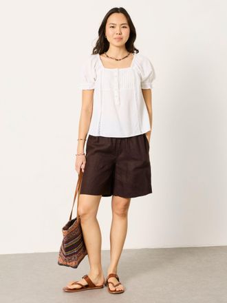 Fat Face FatFace Jorden White Regular Blouse