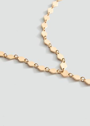 Mango Collana ciondolo metallo oro - Donna - Taglia unica - MANGO
