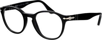 Persol 0PO3284V Black Acetate Eyeglasses - Black
