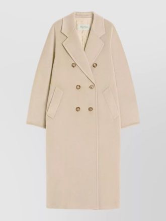 Max Mara long jacket notch lapels side pockets