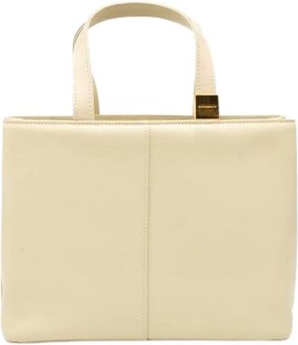 Burberry Pre-owned Handbags, female, Beige, Size: ONE SIZE Pre-owned Vintage Handbag