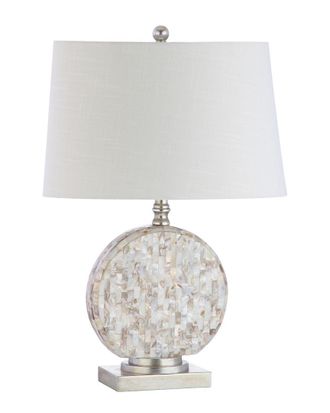 Jonathan Y Designs Jonathan Y Designs 24In Dennis Seashell Led Table Lamp