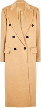 HUGO BOSS Womens Overcoat in Medium Beige - Size 14 UK
