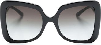 Dolce & Gabbana Eyewear Black Butterfly-Frame Sunglasses - Womens - Acetate