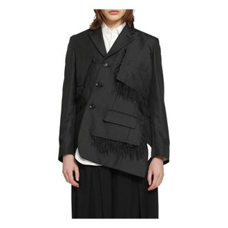 Comme Des Gar&ccedil;ons Blazers, female, Black, Size: S Ladies Jacket