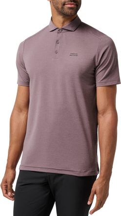 Travis Mathew The Heater Solid Short Sleeve Performance Polo in Moonscape at Nordstrom, Size Xx-Large