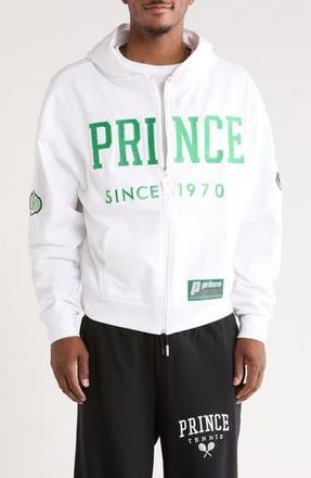 Prince Full Zip Hoodie in White at Nordstrom Rack, Size Medium