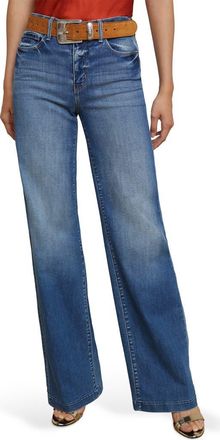 L'agence Clayton High Waist Wide Leg Jeans in Hampton at Nordstrom, Size 29