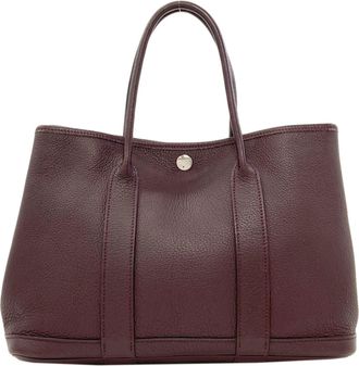 Herm&egrave;s Brown Negonda Leather Tote Bag (Pre-Owned)