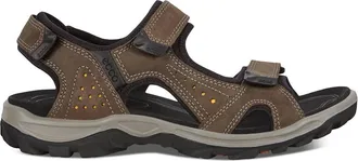 Ecco Mens Offroad Lite Sandal In Dark Clay