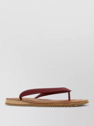 Miu Miu rubber thong sandals open toe design