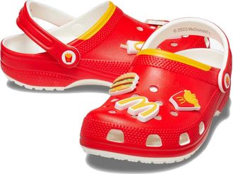 Crocs Classic 209858-90H Clog Red McDonalds Casual Shoes JAX1245