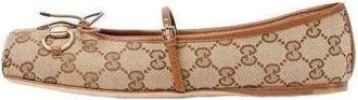 Gucci (WMNS) Gucci 26 Horsebit Ballet Flat Beige Brown 814321-FAD6C-9745