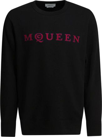 Alexander McQueen Heren, Sweatshirts & Hoodies, Zwart, Maat: S Katoen