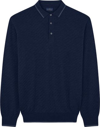 Paul & Shark Merino Extrafine polo shirt, Man, Blue, Size: XXL