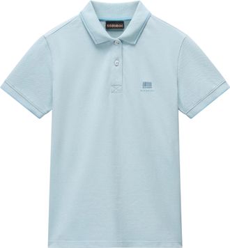 Napapijri Poloshirt NAPAPIJRI, Herren, Gr. XS, blau, Piqu&eacute;, Obermaterial: 100% Baumwolle, unifarben, regular fit normal, Rundhals, eingesetzt angesetztes B&uuml;ndch
