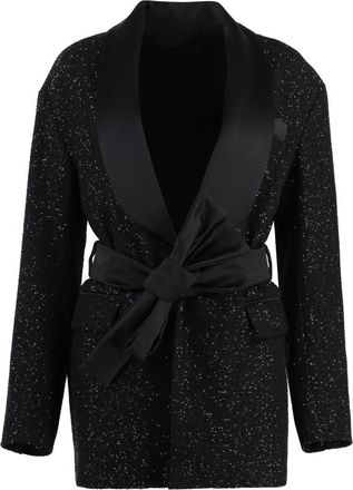 Max Mara Black Shawl Lapel Blazer