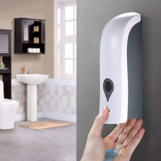 OEM Dispenser Di Sapone Manuale A Parete Da 300 Ml, Dispenser Di Sapone Liquido, Dispenser Di Shampoo E Gel Doccia, Senza Foratura, Per Bagno E Cucina