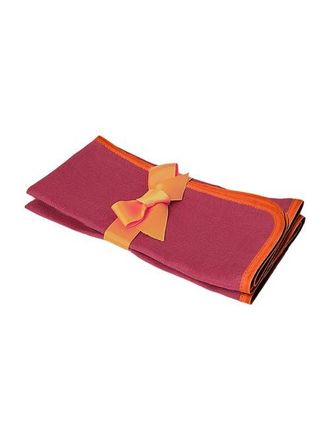 La DoubleJ Large Napkins Set Of 2 (45X45) Rainbow Raspberry at Nordstrom