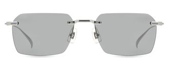 Dunhill DU0061S Asian Fit 004 Mens Sunglasses Silver Size 56