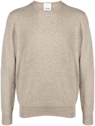 Allude crew-neck cashmere jumper - Neutrals
