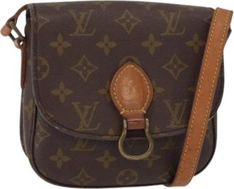 Louis Vuitton Pre-owned Cross Body Bags, female, Brown, Size: ONE SIZE Pre-owned Vintage Canvas Cross Body Bag