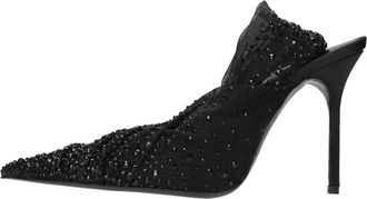 Gedebe Simone 105 Slingback - Dames - Muiltjes - Zwart - 41 EU - Leer - Schoenen