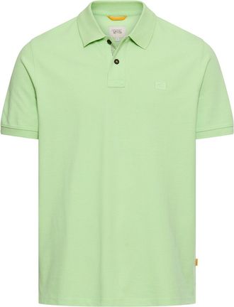 Camel Active Poloshirt CAMEL ACTIVE, Herren, Gr. 4XL, pistachio gr&uuml;n, Piqu&eacute;, Obermaterial: 100% Baumwolle, unifarben, normal h&uuml;ftbedeckend, Rundhals, B&uuml;ndchen, Shi