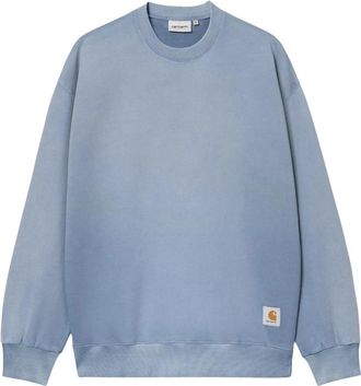 Carhartt Work in Progress Hudson Sweatshirt - Heren - Sweatshirts - Blauw - M - Katoen - Hoodies & sweatvesten